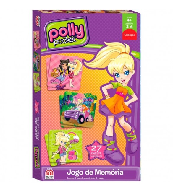 Jogo da Memória Polly - Mattel
